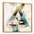 Toile avec cadre flottant or