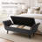 Velvet Upholstered Flip Top and Storage Bench-1372117905