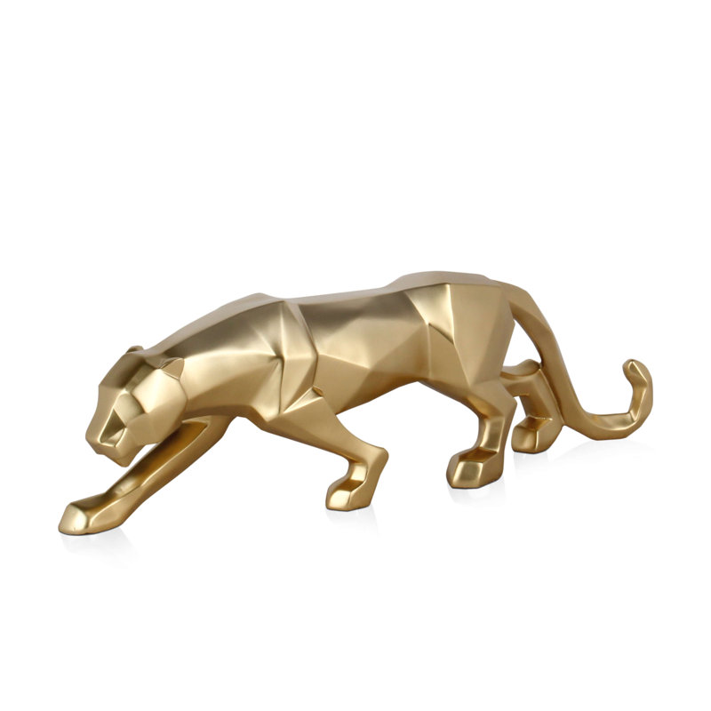 Aajaylah Animals Figurines & Sculptures, Gold