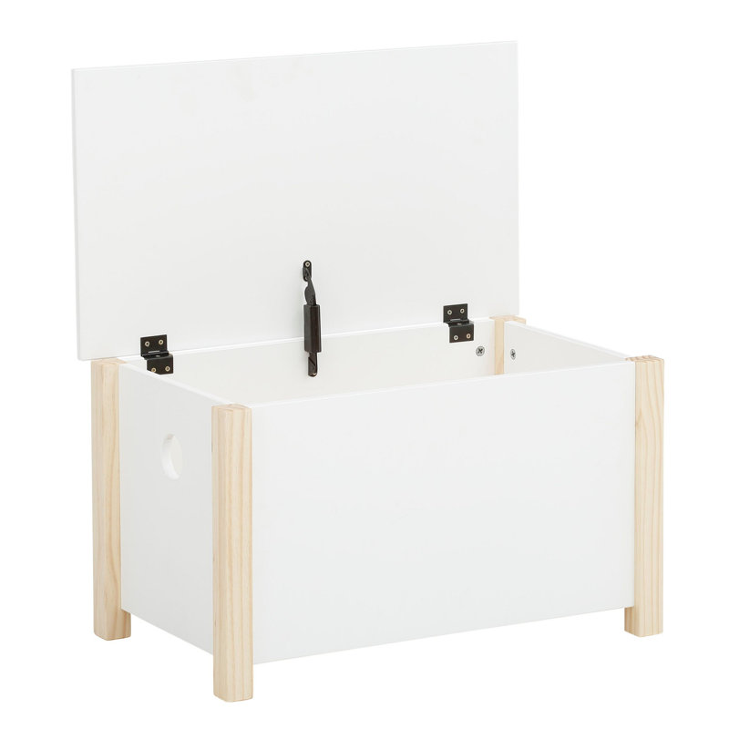 Fadl Blanket Chest, White/Natural