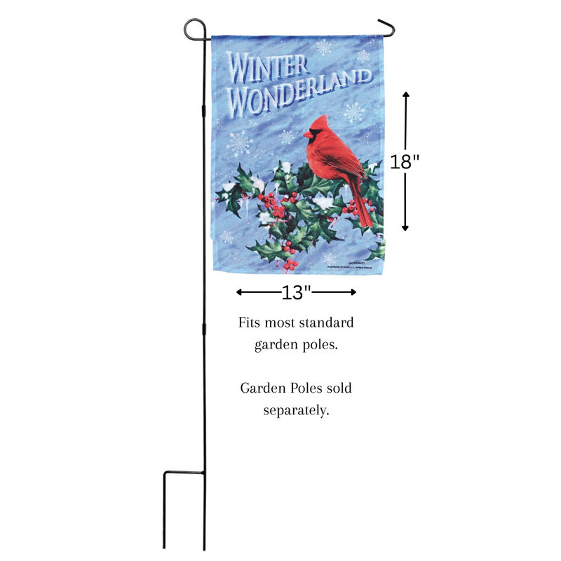 Drapeau Cardinal Winter Wonderland