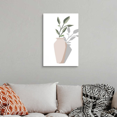 Vase et tige IV, art mural