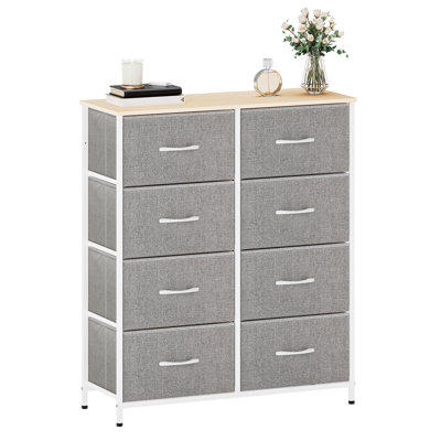 Teagann 8 Drawer Storage Drawer