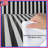 Black White Vertical Stripes Comforter-123586633