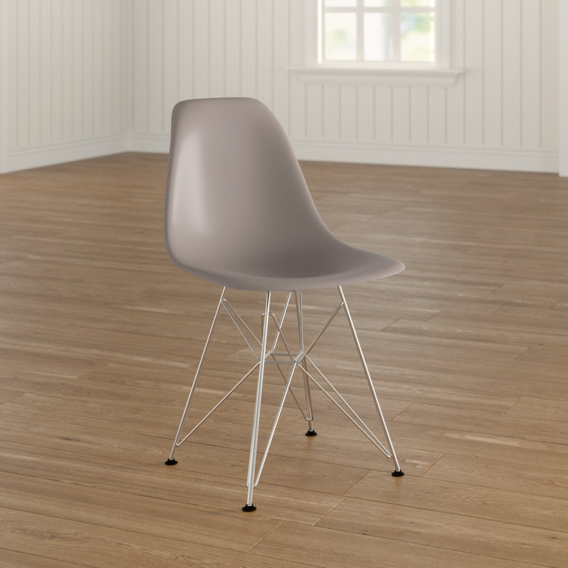 Chaise d'appoint Loie Pays-Bas, Taupe, 4, Argent argent