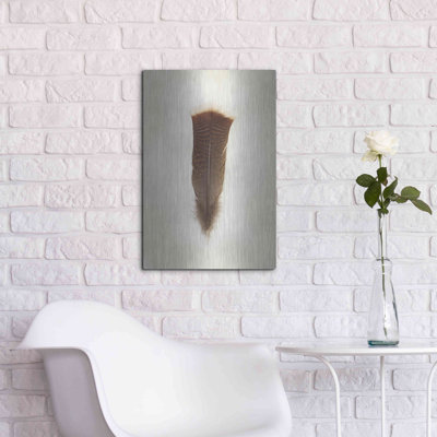 «Feather III» par Debra Van Swearing, art luxueux en métal «Feather III» par Debra Van Swearingen