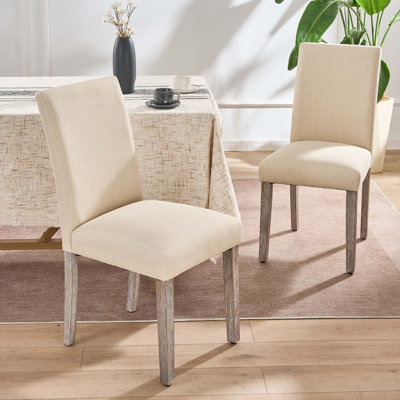 Chaise d'appoint rembourrée en tissu 