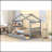 Wooden House Bed With Drawers-1386379613