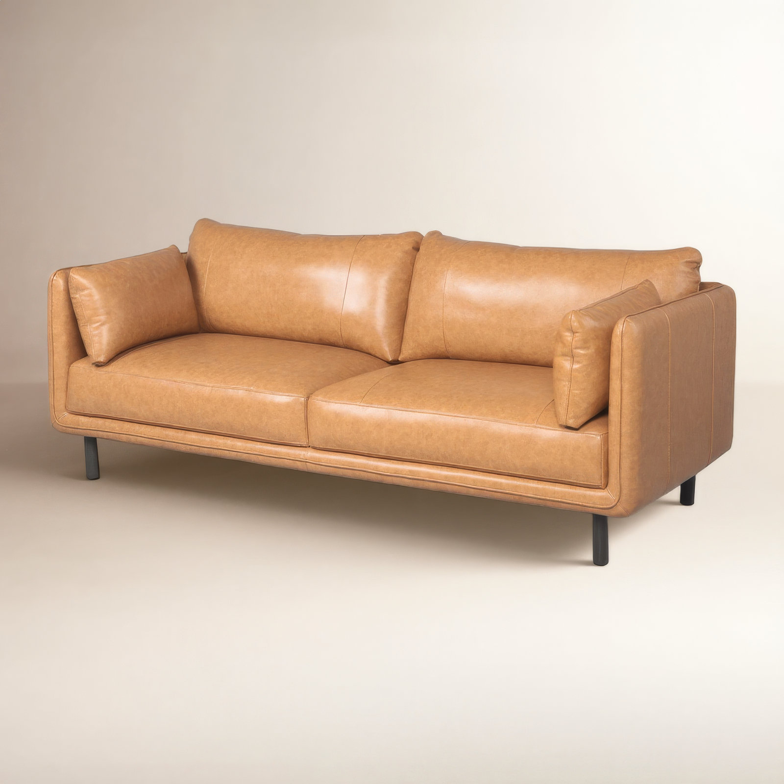 Elsie 84" Genuine Leather Sofa