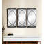 32" Black Framed Accent Mirror