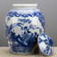 Handmade Porcelain China Ginger Jar
