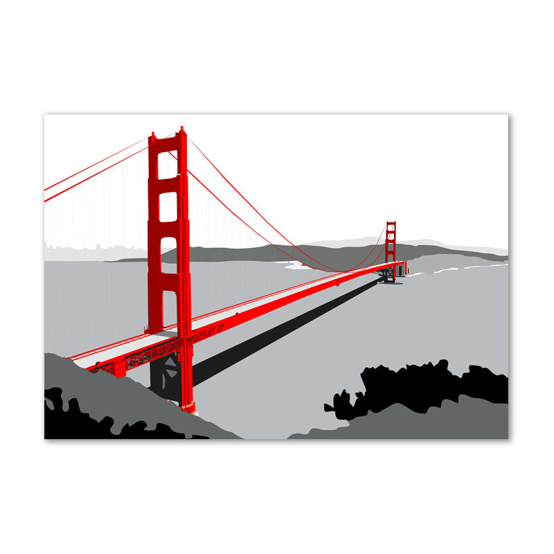 San Francisco Bridge - Wrapped Canvas Print