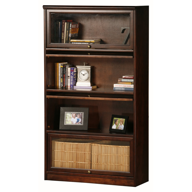 Barister Storage Bookcase, Caribbean Rum, None