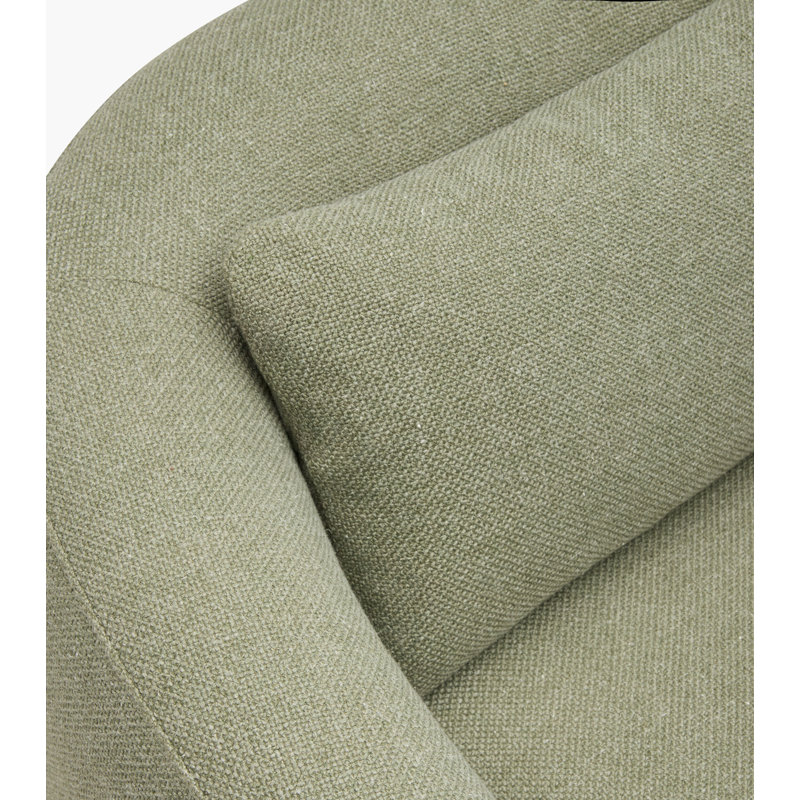 Becki Owens x Surya Loma Swivel Chair, Green