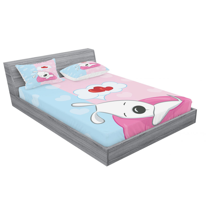 Microfiber Sheet Set, Full Sheet Set with Fitted Sheet