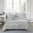  Metallic Triangle Print Comforter Set-1960985432-1960985436