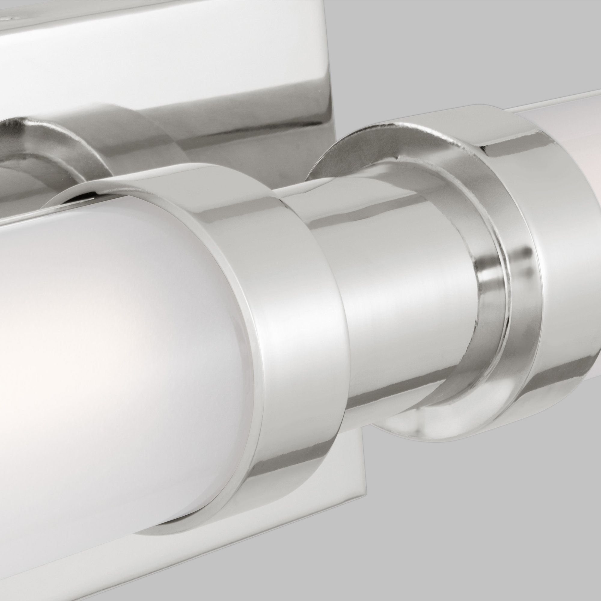 Kelan Single Frosted Dimmable LED Vanity Light, 20W, Chrome, 37.75"H x 4.75"W x 4.5"D