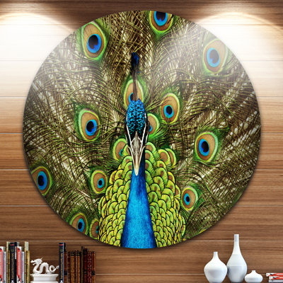 Animal 'Grand Peacock' Graphic Art