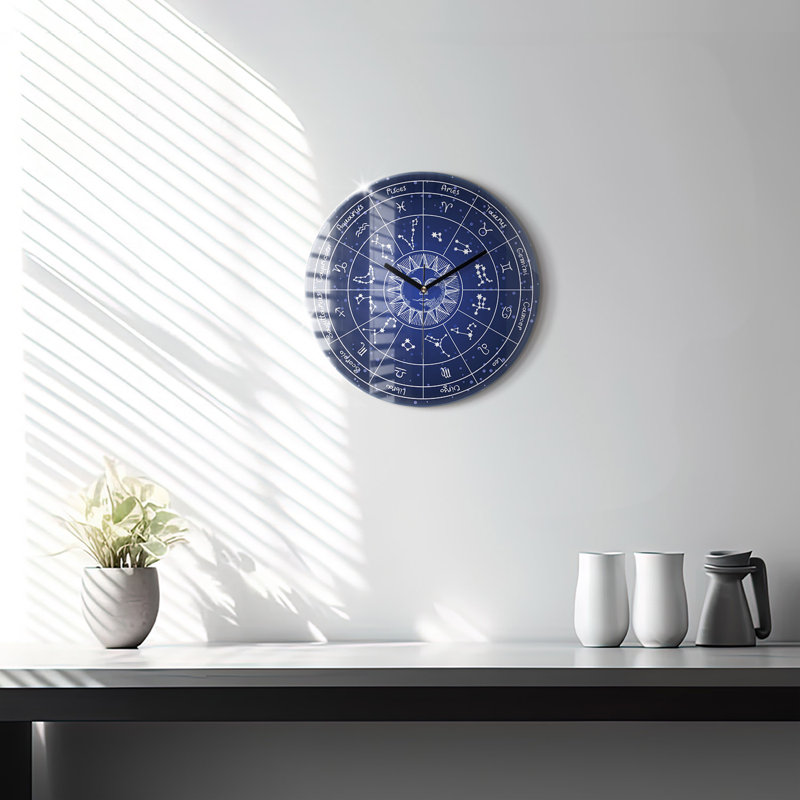 Glass Wall Clock