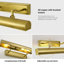 Lampe pour tableau à fixation murale à 3 lumières à intensité variable 18 po Rathbone-988483952