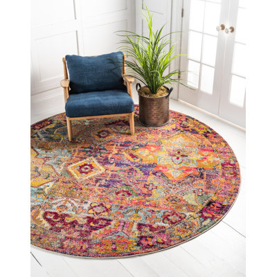 Ector Washable Abstract Indoor Rug