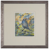 Blue Song 3 Print by Daughdrill