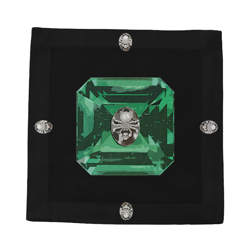 Square Napkins, Black