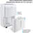 Ivation 50 Pints Console Dehumidifier for Rooms up to 4500 Cubic Feet