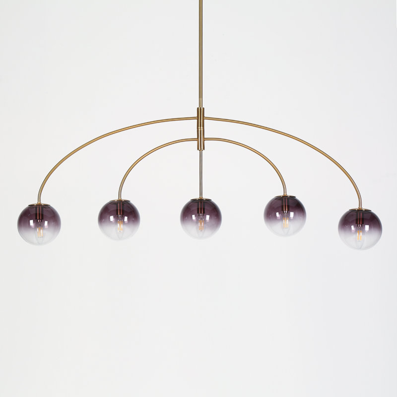Lustre 5 lumières Glam Modern