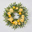Couronne en soie pivoine et citron-102768249