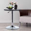 Hayrettin Round Wood Metal Outdoor Bistro Table , 63cm cm W 63cm cm D