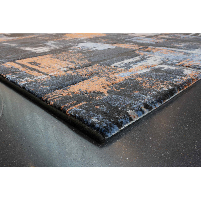 Ayan Abstract Area Rug, Rectangle 133 cm x 195 cm