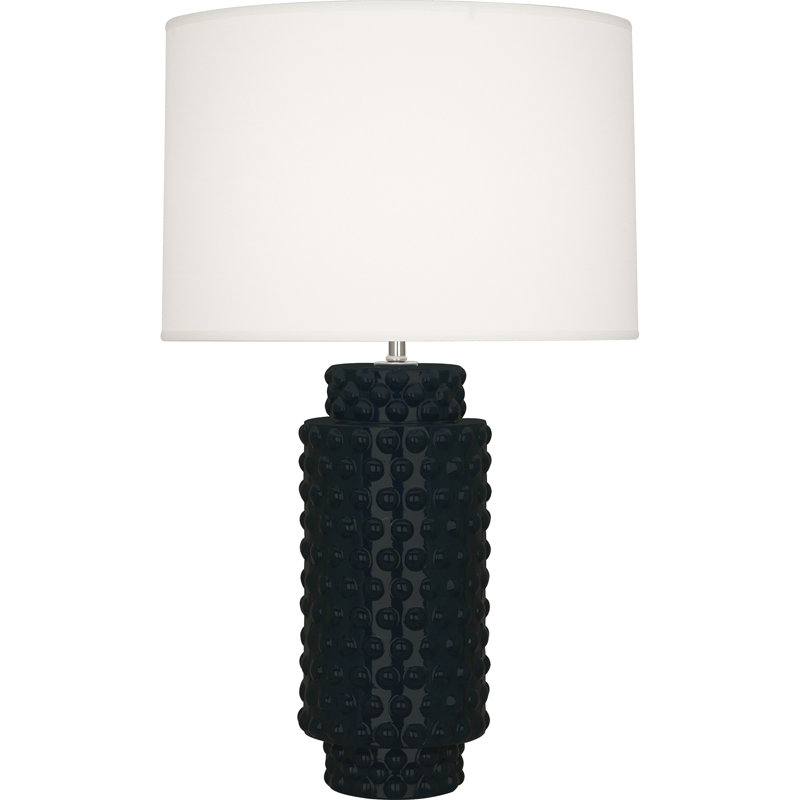 Dolly Table Lamp, 21.5" H x 15" W x 15" D, Egg Blue