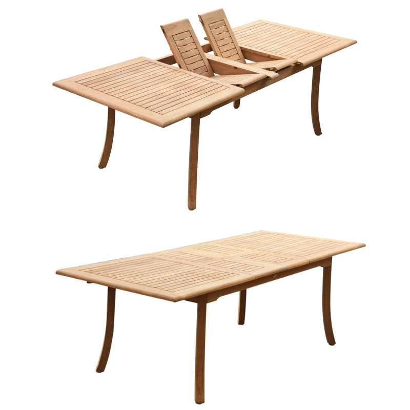 Agustin Outdoor 9 - Piece Teak Dining Set