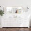 Miroir ovale pleine longueur 63 po x 20 po, cadre en alliage d'aluminium brossé antirouille, miroir mural pour entrée de salle de bain dans la chambre à coucher, reflet HD transparent, doré