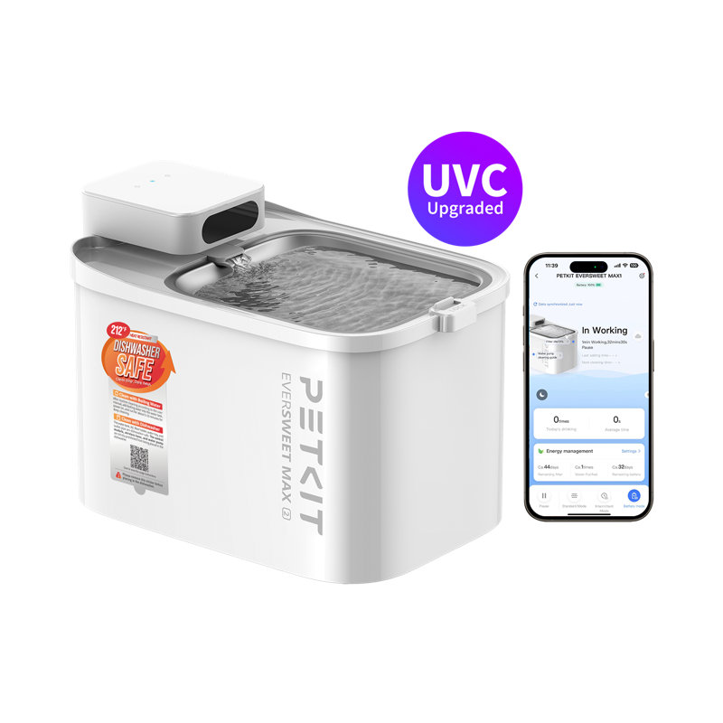 EverSweet Max 2 (UVC) Pet Water Fountain