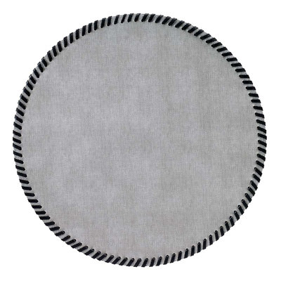 Whipstitch Vinyl Round Placemats