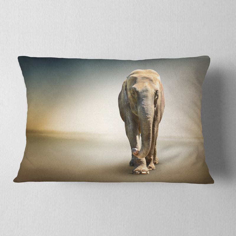 Coussin lombaire à pied éléphant intelligent animal