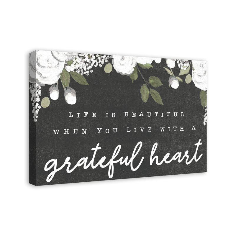 «Life Is Beautiful», reproduction sur toile