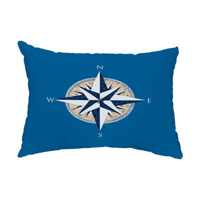 Compass Outdoor Rectangular Pillow Cover & Insert