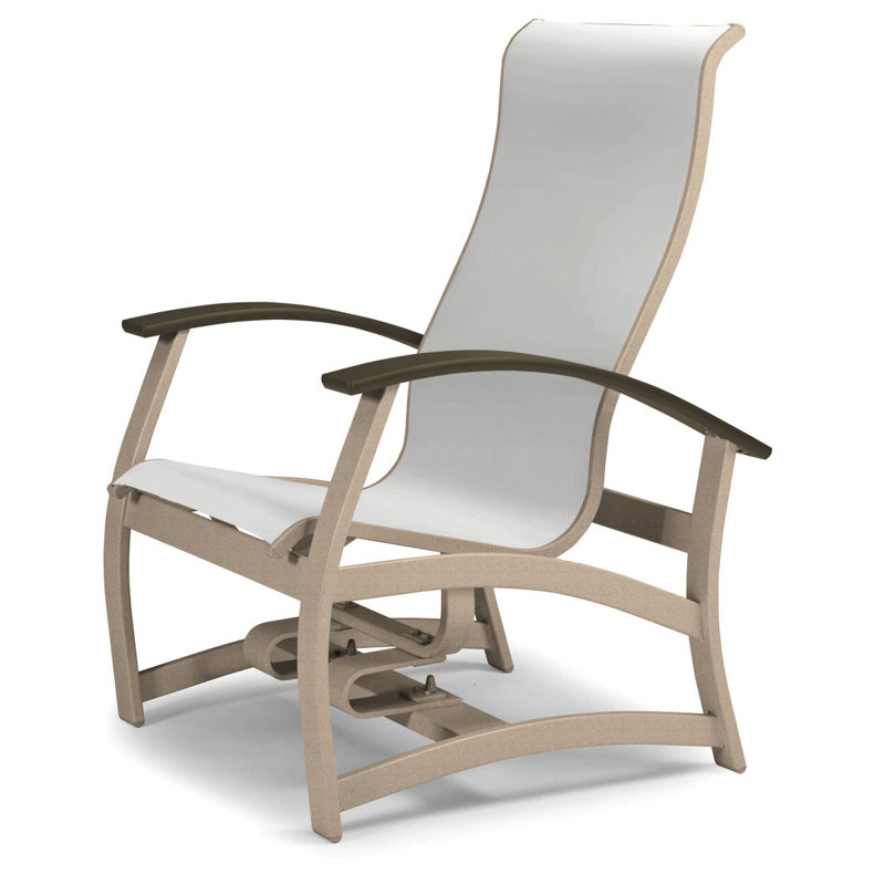 Belle Isle Outdoor Swivel Lounge Chair, Beachwood P40, Textured Desert, White 6D Sunbrella®
