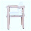 Chaises d'appoint classiques et traditionnelles (2 pièces) en noyer massif avec assises en similicuir brun foncé pour salle à manger formelle