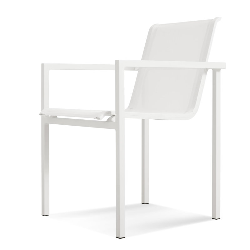 Skiff Outdoor 3 - Piece Bistro Set, 47.2" x 47.2" x 29.1", White