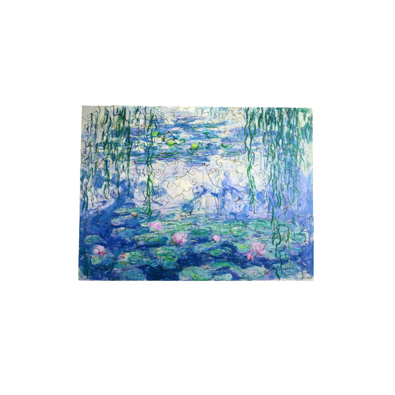 Nymphéas d'après Claude Monet - casse-tête en bois par Wizardi F07N9-20