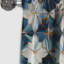 Retro Revival Marble Motif I - Rideau de marbre abstrait - Rideau de marbre occultant - 1 panneaux-107539146