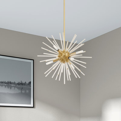 Lustre sphérique spoutnik à 8 lumières Ryzen