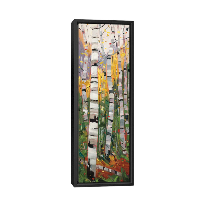 « swing danse », reproduction d’art sur toile tendue, H 60 po x l 20 po x P 1,5 po, Cadre noir