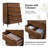 Aviannah Mid-Century Modern 5 - Drawer Dresser with Solid Wood Legs and Divided Drawer-2076142189