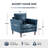 Bobur Faux Leather Living Room Accent Chair-2139741176