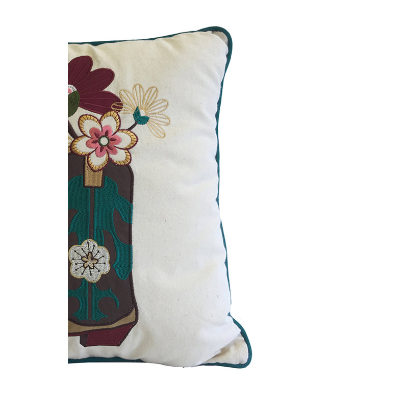 Jazz Boot Needlepoint Pillow